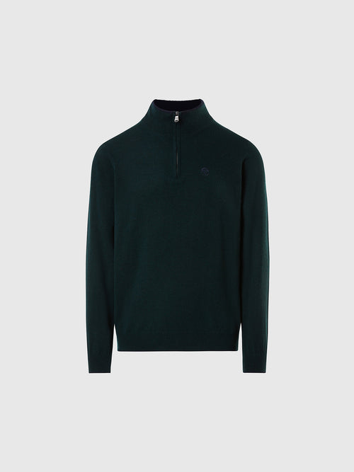 North Sails Eco cashmere half-zipper sweater