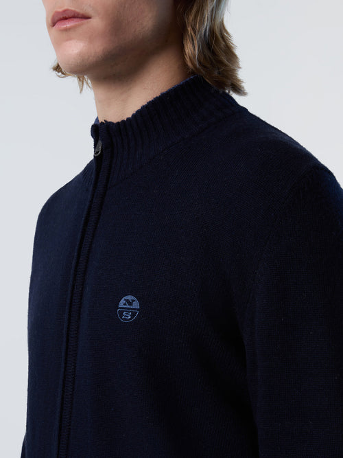 North Sails Full-zipper cashmere sweater