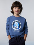 North Sails Long-sleeved T-shirt with ocean print